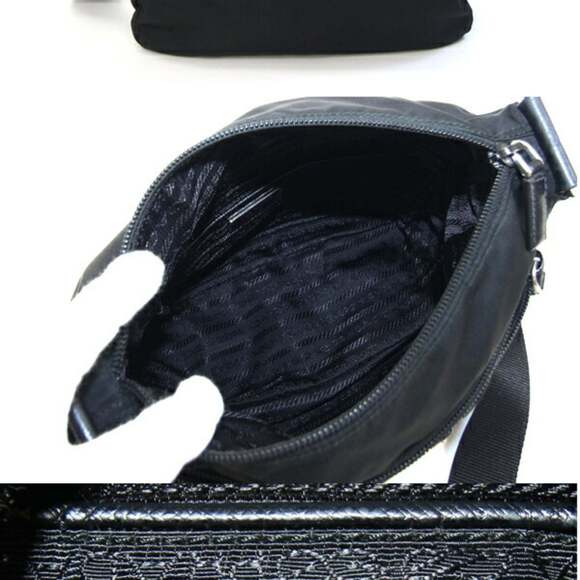 PRADA Black Leather Shoulder Bag - Picture 2 of 9